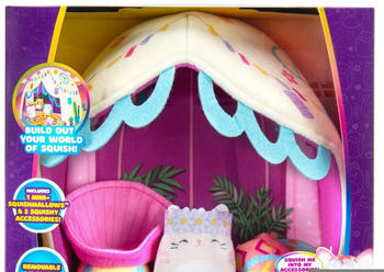 Jazwares Squishville Mini-Pl&uuml;sch Paulita die Katze mit Zelt