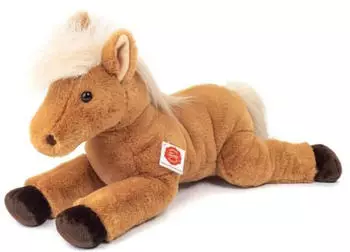 Teddy Hermann Pl&uuml;schtier Pferd liegend 48cm