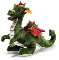 STEIFF 067198, STEIFF 067198 Rocky Drache, gr&uuml;n, stehend