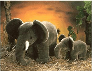 Kösener Elefant stehend 40 cm
