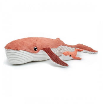 Déglingos Les Ptipotos - Plush Gravillou the whale mother and her baby Blue (74301)