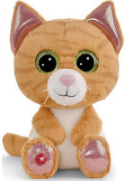 NICI 48698, NICI Kuscheltier Katze getigert Tabbrey 15cm (25 cm) (48698) Weiss/Braun