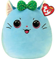 Ty Squish-a-Boo's, "Kirra", blaue Katze, ca. 25 cm.