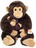 Teddy Hermann Schimpanse mit Baby 40 cm braun (92947)