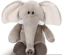 NICI 48066, NICI Pl&uuml;sch Stofftier Pl&uuml;schtier, 20cm (20 cm) (48066) Grau