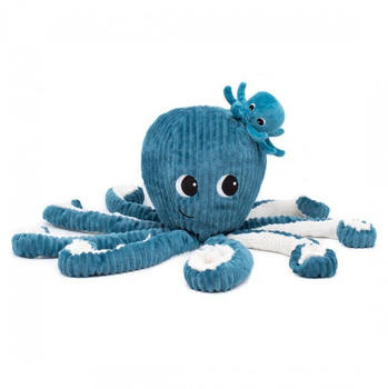 Déglingos Les Ptipotos - Plush Filou the Octopus mom and her baby blue (74100)