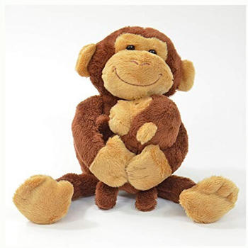 Kögler Labertier Affe mit Baby Nana und Coco 23 cm
