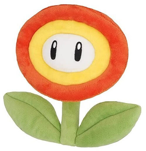 SAN-EI Super Mario Bros Plush Fire Flower 18 cm