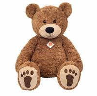 Teddy Hermann Kuscheltier "Teddy sitzend, braun, 75 cm" mit aufgestickten Tatzen