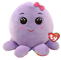 Ty Squish-a-Boo's, "Octavia", lila Oktopus, ca. 25 cm