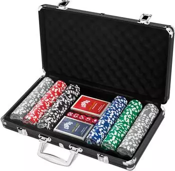 Copag Poker Set Dark Aluminum 300 Chips (10050008)