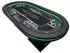 Home Deluxe Straight Flush LED-Pokertisch-Set mit Stühlen und Pokerkoffer, 213x106cm, 9 Personen