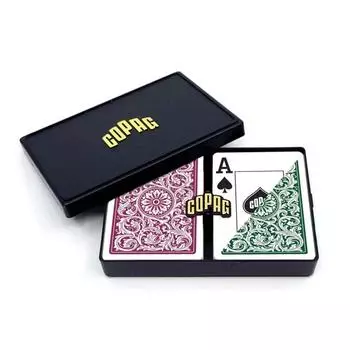 ASS Altenburger COPAG Elite Jumbo Face 2 Index Doppelpack grün/burgund (412378)