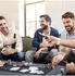 Relaxdays Pokermatte 180x90cm, rutschfest, schwarz