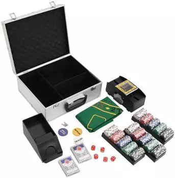 vidaXL Pokerchips-Set 300 Stk. 11,5g