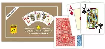 Modiano Golden Trophy Ramino Spielkarten Bridge Jumbo Index