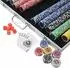 vidaXL Poker-Set 1000 Laser-Chips, Aluminium-Koffer