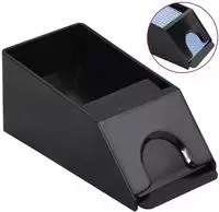 vidaXL Kartenschlitten Schwarz 2 Decks