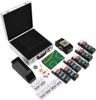 vidaXL Pokerchips-Set 600 Stk. 4 g