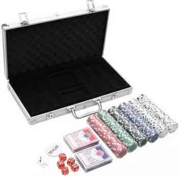 vidaXL Pokerchip-Set 300 Stück 4g (80415)