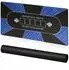 Relaxdays Pokermatte 120x60cm, blau/schwarz