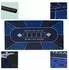 Relaxdays Pokermatte 120x60cm, blau