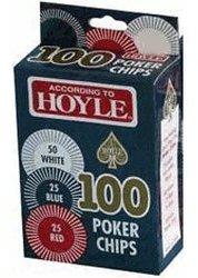 US Playing Card Hoyle Poker Chips (100 Chips)