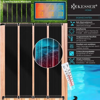 Kesser Poolheizung für Pools UV-beständiger Kunststoff