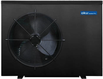 Oku Inverter Pro Wärmepumpe Titan-Wärmetauscher Pools bis 50m³ 12,5kW 230V schwarz