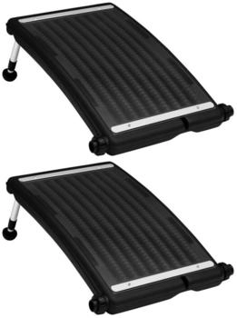 vidaXL Gebogene Solar-Heizpaneele für Pool 2 Stk. 72,5x46 cm