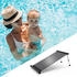 OK-Living Pool-Wärmepumpe Schwarz 61 x 107 cm