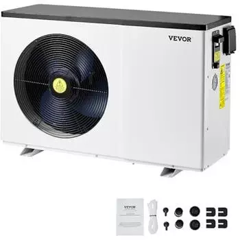 VEVOR Elektrische Schwimmbad-Wärmepumpe 3,22-15,25 kW
