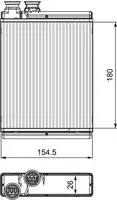 Valeo W&auml;rmetauscher, Innenraumheizung 811517