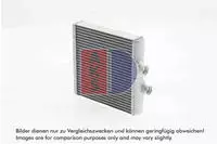 Aks Dasis W&auml;rmetauscher, Innenraumheizung 129019N