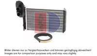 Aks Dasis W&auml;rmetauscher, Innenraumheizung 049050N