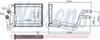 Nissens W&auml;rmetauscher, Innenraumheizung 707245