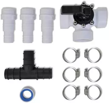 vidaXL Bypass-Set Poolheizung Solar 32/38mm 11-tlg. (90510)