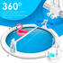 Kesser Pool Aufroller Premium Aufrollsystem 1,05m - 6,15 m silber/weiß (NEW-18516)