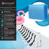 Kesser Pool Aufroller Premium Aufrollsystem 1,05m - 6,15 m silber/weiß (NEW-18516)