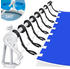Kesser Pool Aufroller Premium Aufrollsystem 1,05m - 6,15 m silber/weiß (NEW-18516)