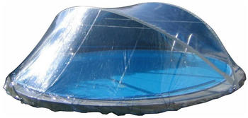 Trend-Pool Cabrio Dome Poolüberdachung Rundpool Ø400-420cm transparent