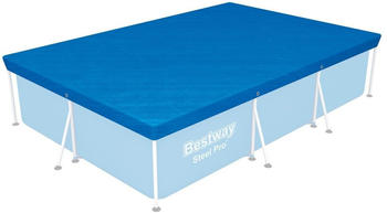 Bestway PE-Abdeckplane 304x205cm eckig blau