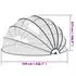 vidaXL Pooldach 550 x 275 cm (92798)