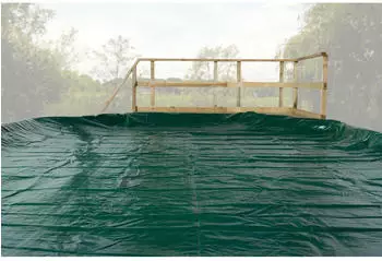 Weka Abdeckplane Gewebeverstärkt für 595 Gr.2 660x320cm Grün