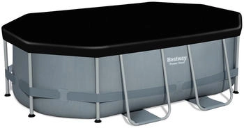 Bestway PVC-Abdeckplane 305 x 184 cm oval schwarz Bestway PVC-Abdeckplane 305 x 184 cm oval schwarz