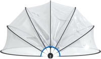 vidaXL Pool-Kuppel Rund 376x188 cm PVC