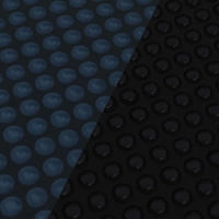 vidaXL Treibende Pool-Solarplane PE 600x400 cm Schwarz und Blau