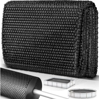 tillvex Pool Solarfolie Rund 549cm Schwarz