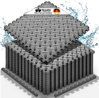 Pool Bodenschutzmatte Anthrazit - 12 St&uuml;ck Unterlegmatte F&uuml;r Pool & Planschbecken
