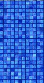 Poolomio Poolinnenfolie für Rundbecken Ø 600 x 150 cm mit Einhängebiese 0,6 mm Mosaik